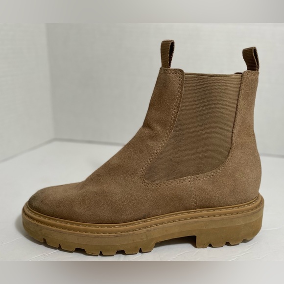 DOLCE VITA Moana Boots Truffle Suede Size 6 - Picture 2 of 10